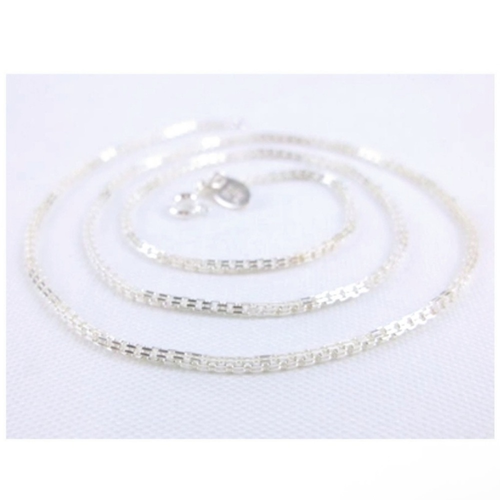 ❗️FIRM❗️NICKY BUTLER Sterling Silver 925 Box Chain Necklace 24 inches - Picture 7 of 7